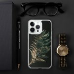 Dark Fern Frond iPhone Case | Nature Art - Image 99