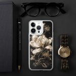 Dark Magnolia iPhone Case | Nature Art - Image 99