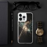 Dark Dragonfly iPhone Case | Nature Art - Image 99