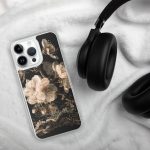 Dark Cherry Blossom iPhone Case | Nature Art - Image 100