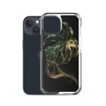 Dark Monstera Leaf iPhone Case | Nature Art - Image 38