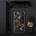 Dark Wild Rose iPhone Case | Nature Art - Image 117