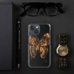 Dark Atlas Moth iPhone Case | Nature Art - Image 117