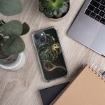 Dark Monstera Leaf iPhone Case | Nature Art - Image 119