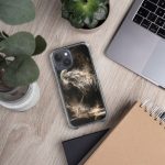 Dark Crane iPhone Case | Nature Art - Image 119