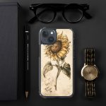 Sunflower Botanical iPhone Case | Nature Art - Image 108