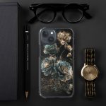Dark Succulent Cluster iPhone Case | Nature Art - Image 108
