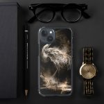 Dark Crane iPhone Case | Nature Art - Image 108