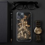 Dark Forest Mushroom Cluster iPhone Case | Nature Art - Image 108