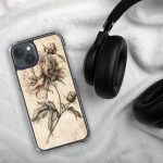 Peony Botanical iPhone Case | Nature Art - Image 136