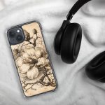 Magnolia Botanical iPhone Case | Nature Art - Image 109