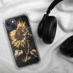 Dark Sunflower iPhone Case | Nature Art - Image 109