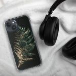 Dark Fern Frond iPhone Case | Nature Art - Image 109