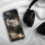 Dark Crane iPhone Case | Nature Art - Image 109