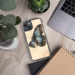 Blue Morpho Butterfly iPhone Case | Nature Art - Image 110