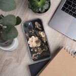 Dark Cherry Blossom iPhone Case | Nature Art - Image 110