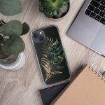 Dark Fern Frond iPhone Case | Nature Art - Image 110