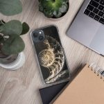 Dark Nautilus Shell iPhone Case | Nature Art - Image 110