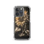 Dark Sunflower iPhone Case | Nature Art - Image 35