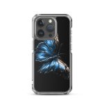 Dark Blue Morpho Butterfly iPhone Case | Nature Art - Image 35
