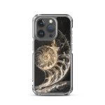 Dark Nautilus Shell iPhone Case | Nature Art - Image 35