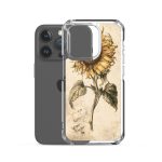 Sunflower Botanical iPhone Case | Nature Art - Image 36