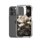 Dark Magnolia iPhone Case | Nature Art - Image 36