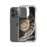 Dark Nautilus Shell iPhone Case | Nature Art - Image 36