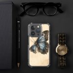 Blue Morpho Butterfly iPhone Case | Nature Art - Image 114