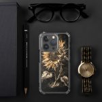 Dark Sunflower iPhone Case | Nature Art - Image 114