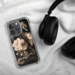 Dark Cherry Blossom iPhone Case | Nature Art - Image 115