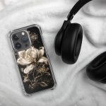 Dark Magnolia iPhone Case | Nature Art - Image 115
