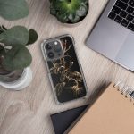 Dark Wild Rose iPhone Case | Nature Art - Image 116
