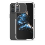 Dark Blue Morpho Butterfly iPhone Case | Nature Art - Image 34