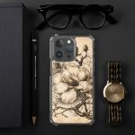 Magnolia Botanical iPhone Case | Nature Art - Image 111