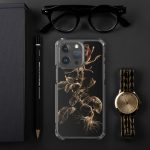 Dark Wild Rose iPhone Case | Nature Art - Image 111