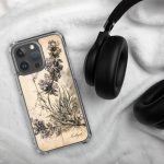 Lavender Branch iPhone Case | Nature Art - Image 112
