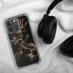 Dark Wild Rose iPhone Case | Nature Art - Image 112