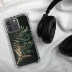 Dark Fern Frond iPhone Case | Nature Art - Image 112