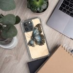 Blue Morpho Butterfly iPhone Case | Nature Art - Image 113