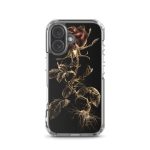 Dark Wild Rose iPhone Case | Nature Art - Image 45