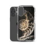 Dark Nautilus Shell iPhone Case | Nature Art - Image 46