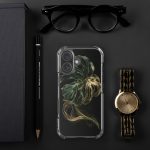Dark Monstera Leaf iPhone Case | Nature Art - Image 129