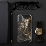 Dark Barn Owl iPhone Case | Nature Art - Image 129