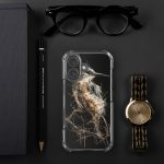 Dark Kingfisher iPhone Case | Nature Art - Image 129