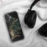 Dark Fern Frond iPhone Case | Nature Art - Image 130