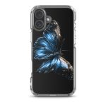 Dark Blue Morpho Butterfly iPhone Case | Nature Art - Image 39