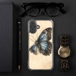 Blue Morpho Butterfly iPhone Case | Nature Art - Image 120