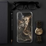 Dark Barn Owl iPhone Case | Nature Art - Image 120