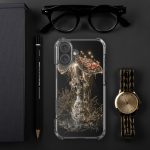 Dark Fly Agaric Mushroom iPhone Case | Nature Art - Image 120